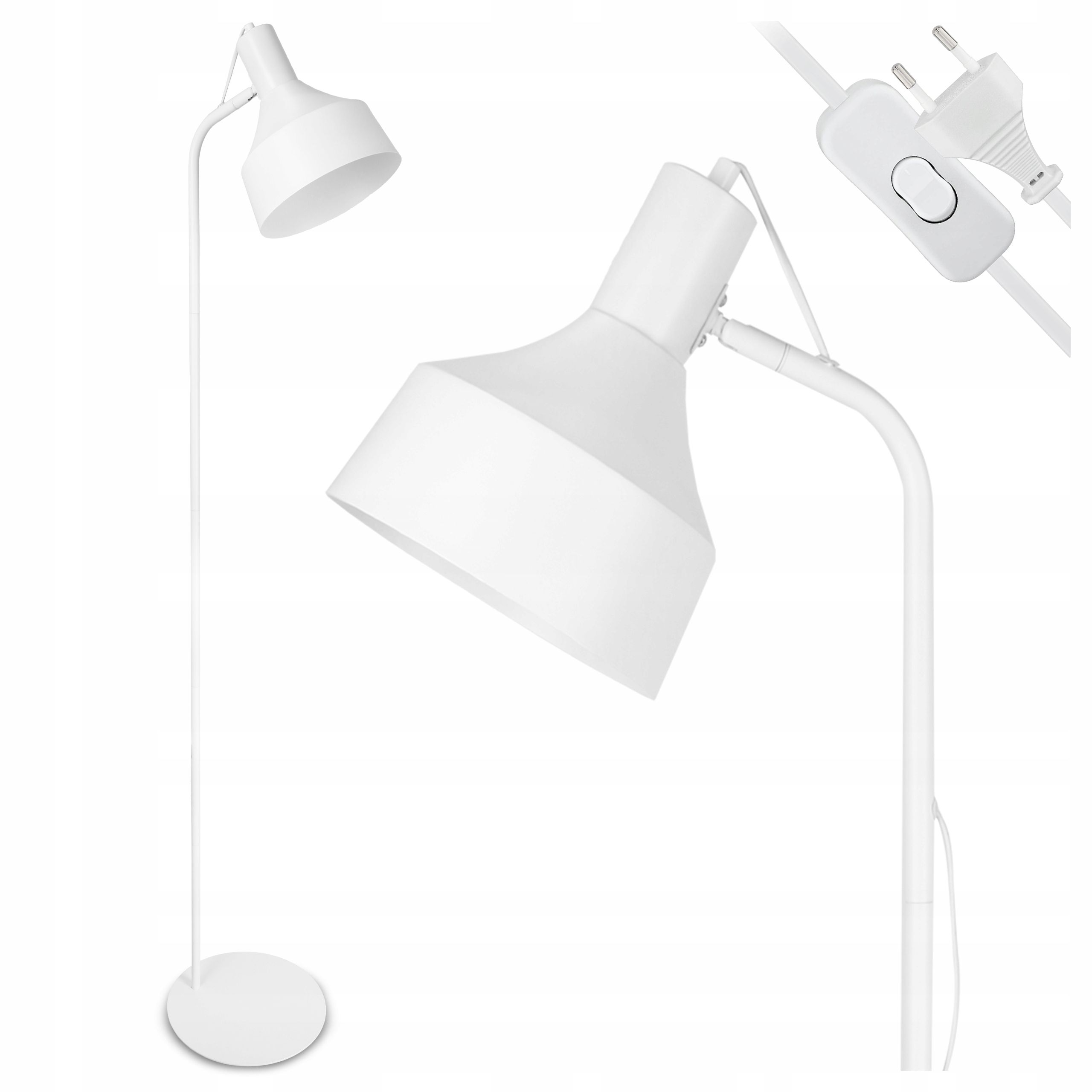  Stehleuchte led-licht zum lesen nachttisch 1x gu10 schalter 160cm