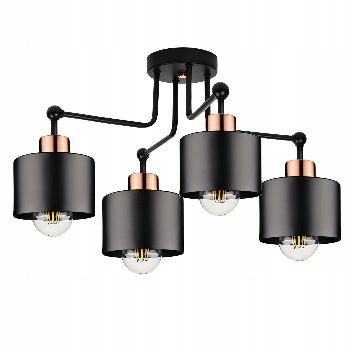  Ceiling lamp hanging lamp golden white modern 3x e27 for the living room