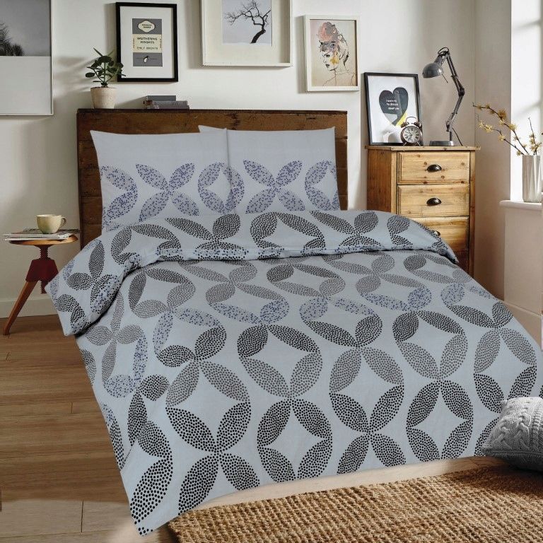  Flanellist voodipesu 220x200 puuvill 160 g/m2 flanell