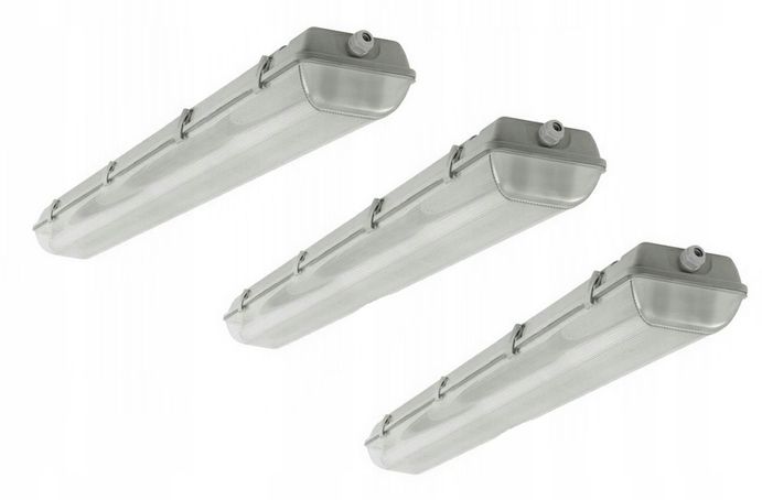  2x fluorescencinis šviestuvas hermetinė ip65 120 2x36w