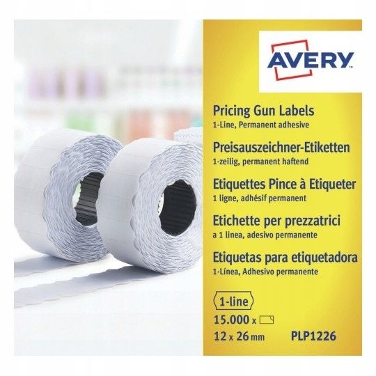  Etiķetes avery 3005riteņi punkti 18mm zils