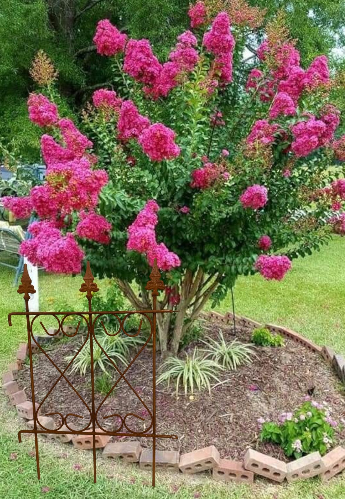  Support for bushes plants flower roses pergola 30/50cm single-seater semicircular