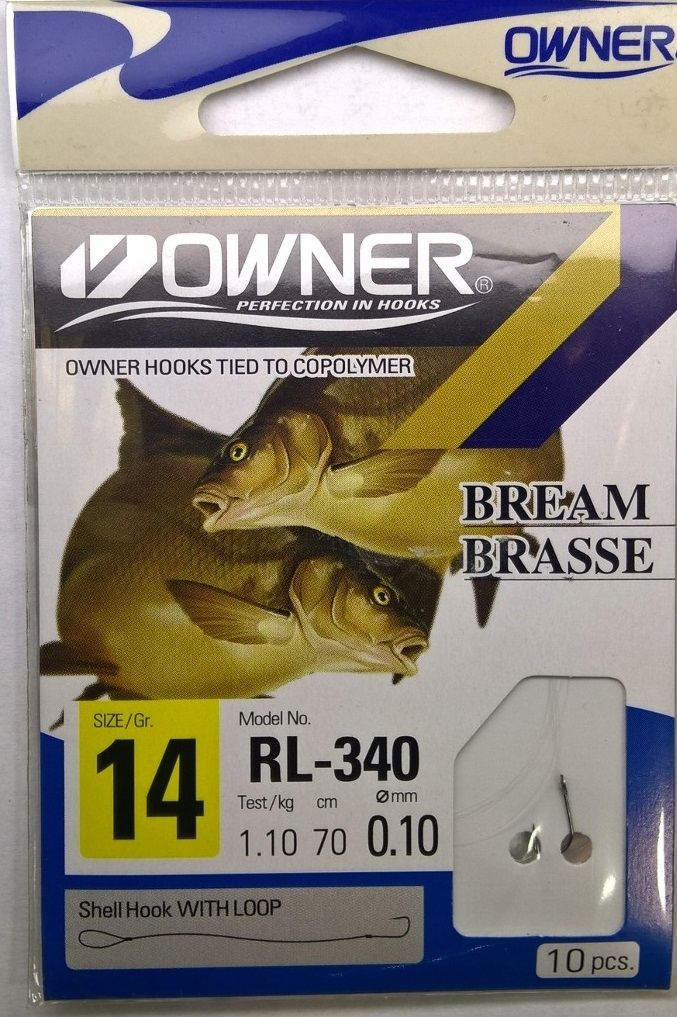  Owner žvejybinis pavadėlis leszczowy rl-340 hak.6 linija 0,20mm
