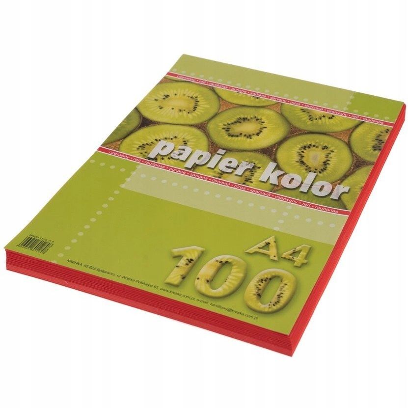  Koopiapaber a4 punane 100 lehte saast