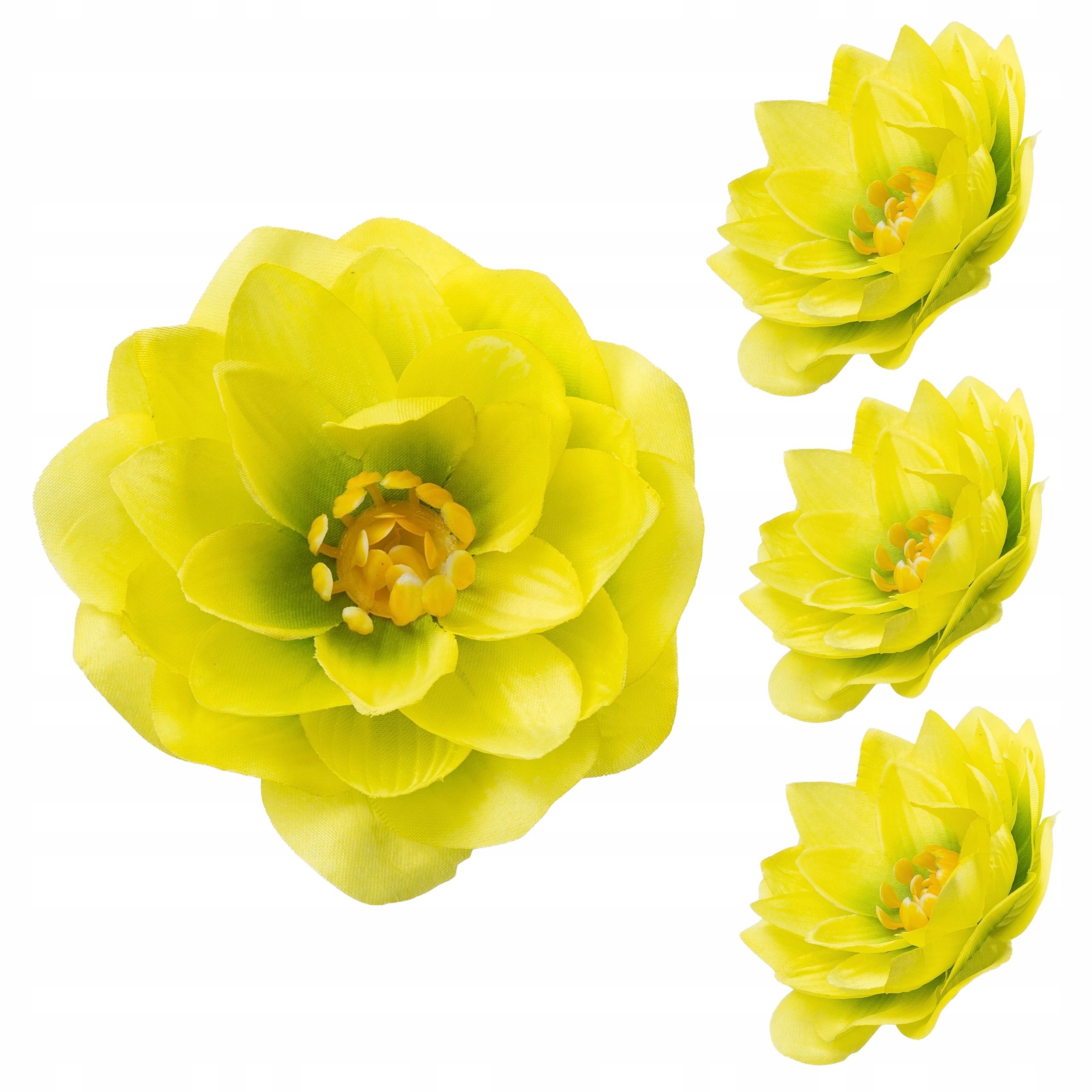  Mākslīgais zieds lotus lilijas ūdens 11cm gaiši rozā galva wyrobowa 12 datoriem.