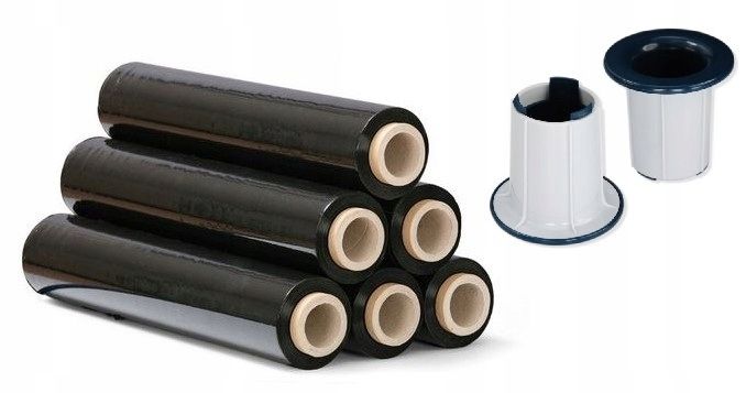  Stretch plėvelė mini rap 0,3kg raudonos spalvos