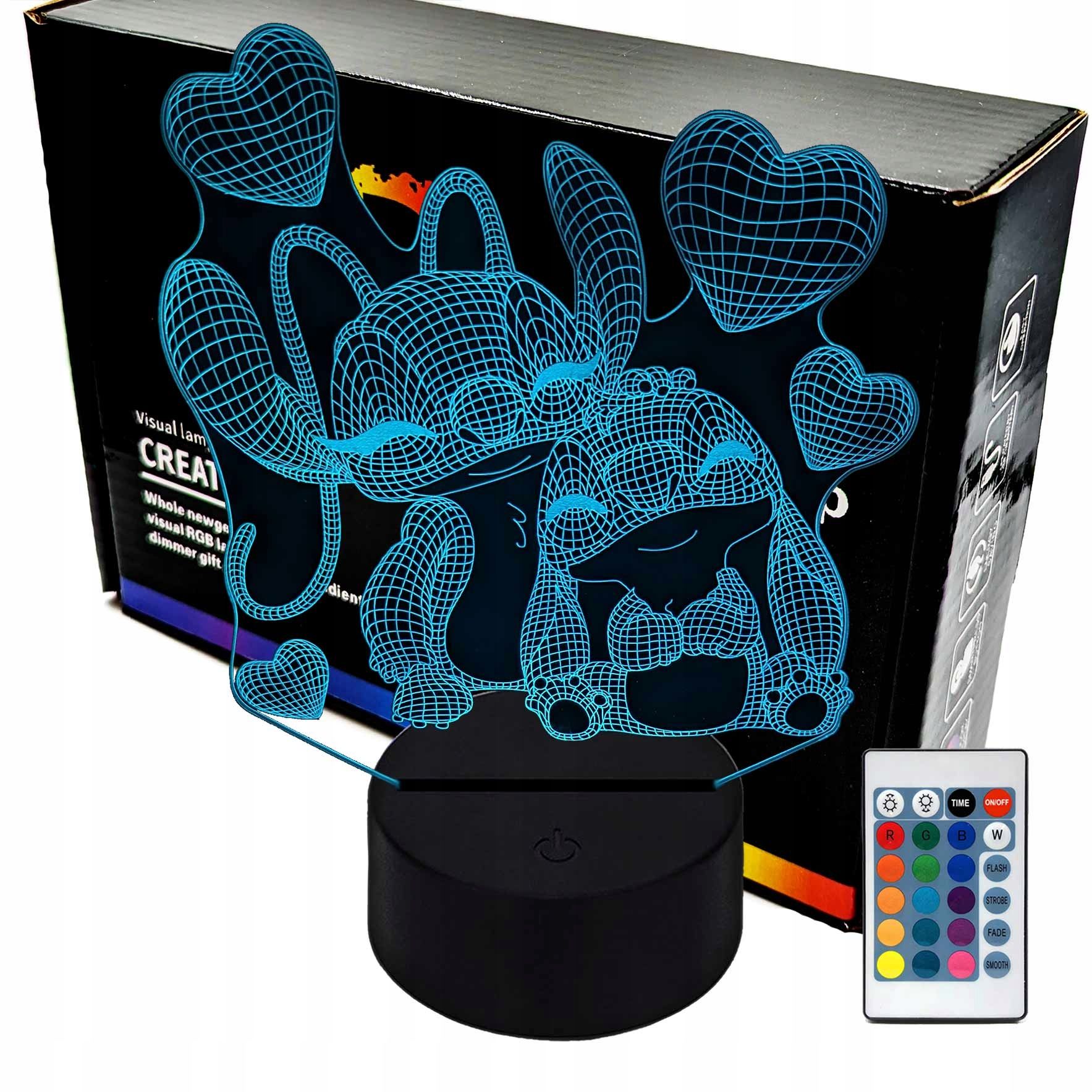  Noční světlo elektrický skútr 3d lampy led