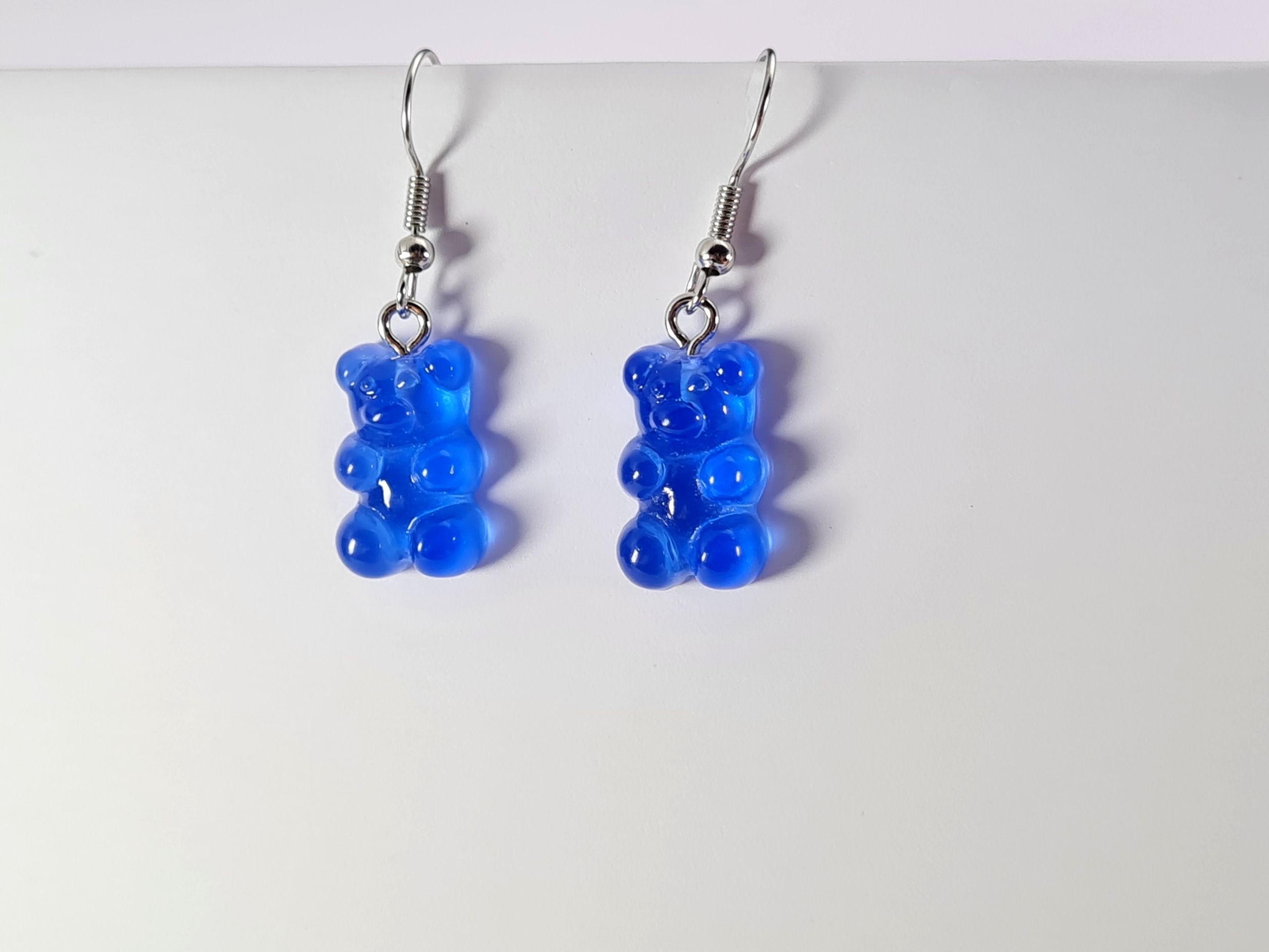  Ohrringe mis gumisie gumis gummibärchen rosa-blaue farben verdunkelt 07