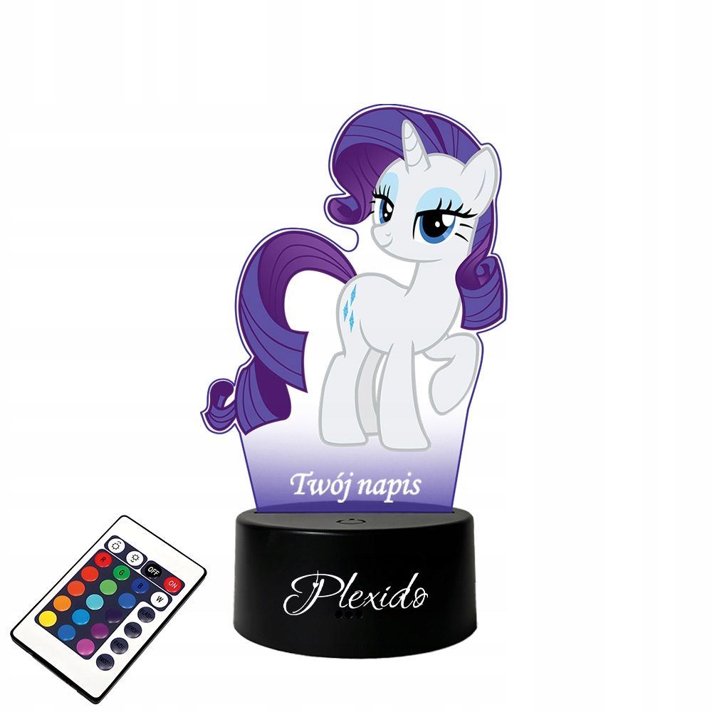  Lambipirn klaasi peal uv my little poni poni rainbow dash led + kaugjuhtimispult 16 värv