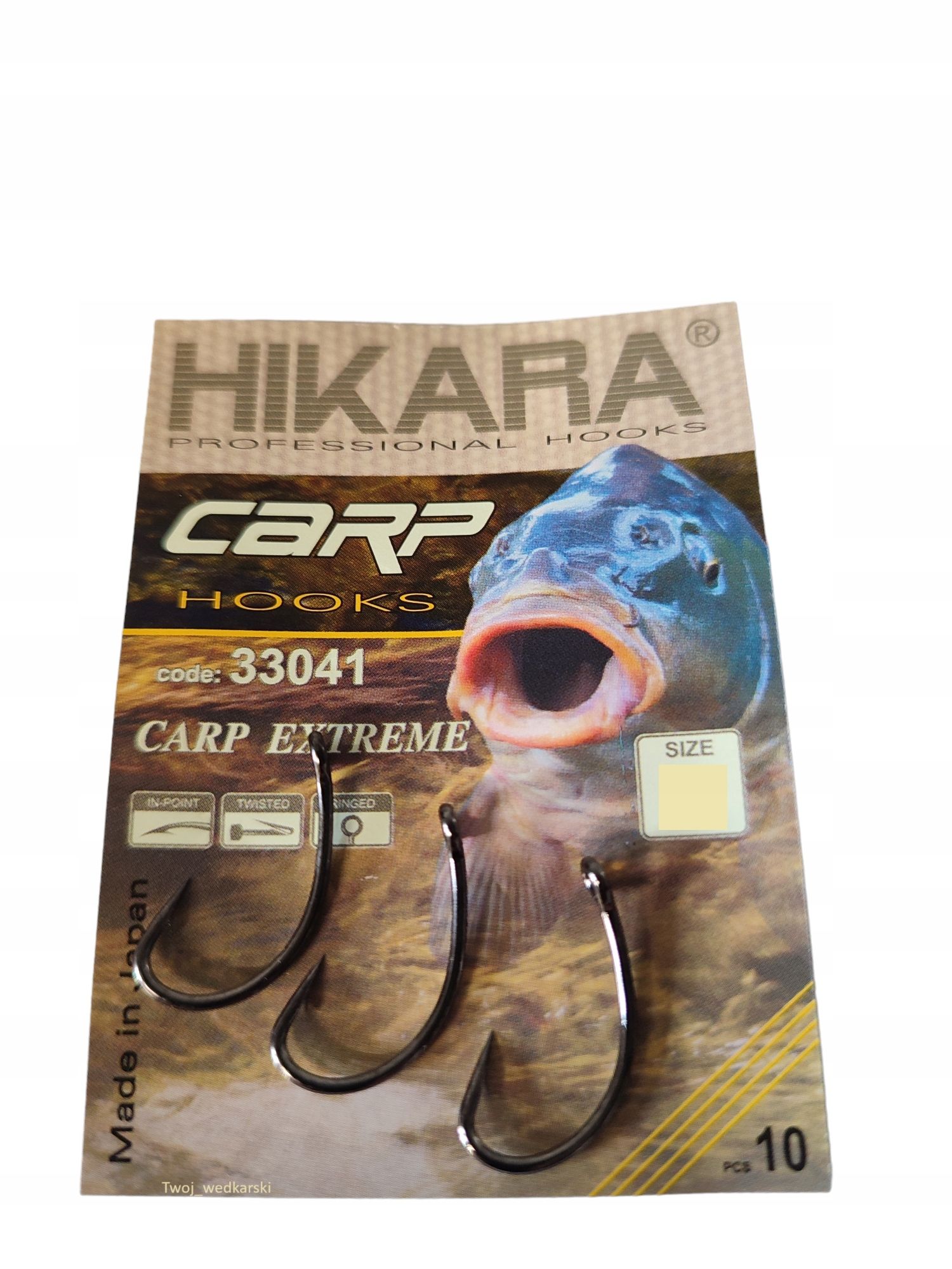  Hikara haken karpfen carp extreme nr. 8