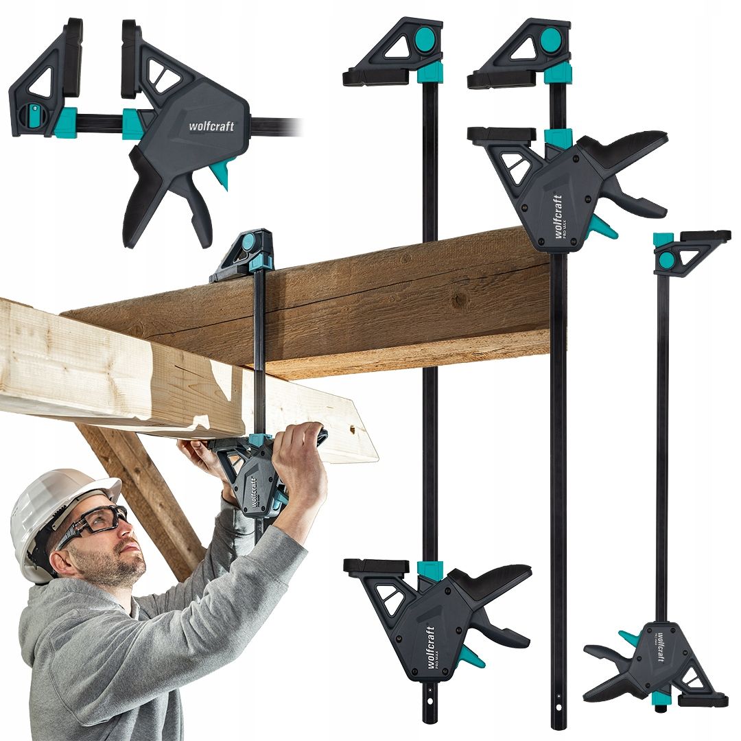  Truhlářský svěrák s jednou rukojetí pro max 300 mm pilíř 3071000 wolfcraft