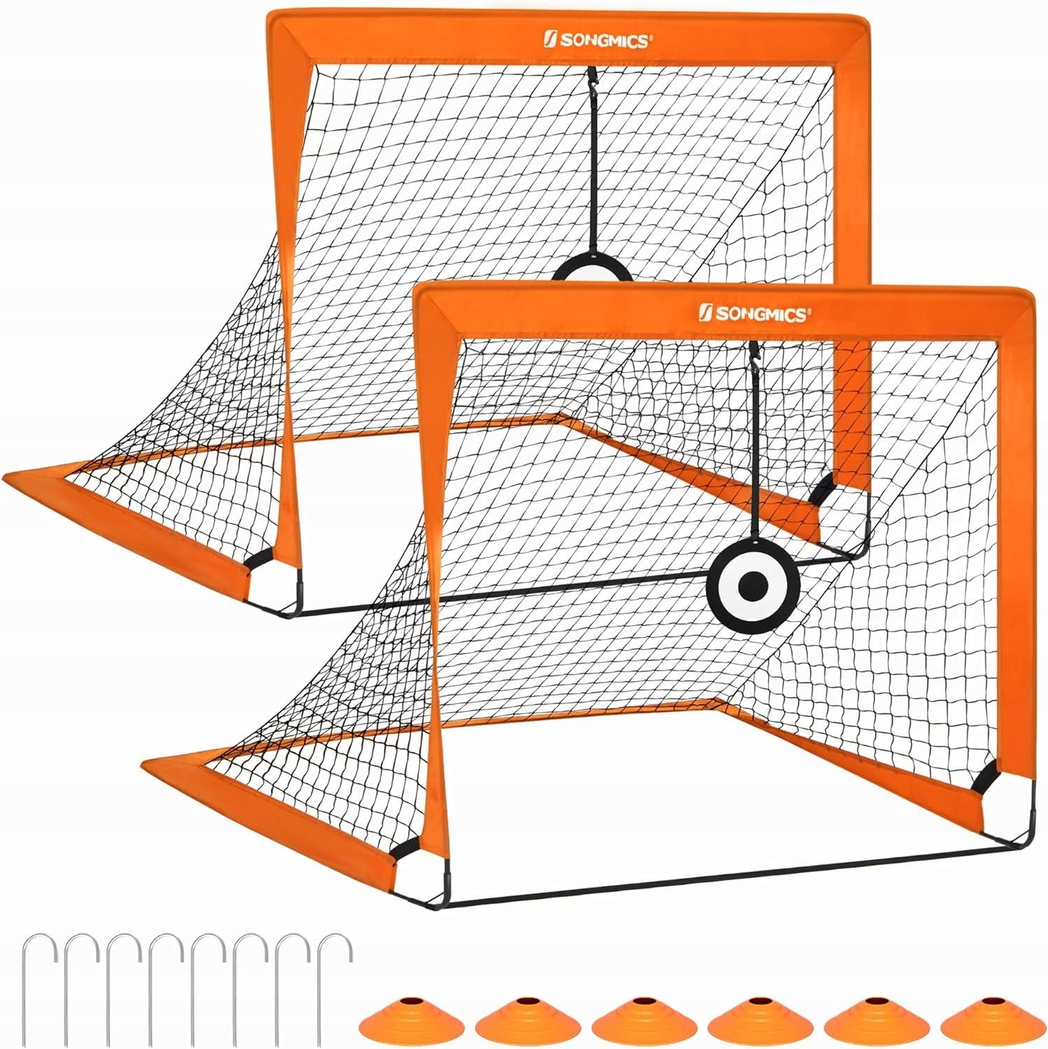  2x wicket for football for children football set gate stakes