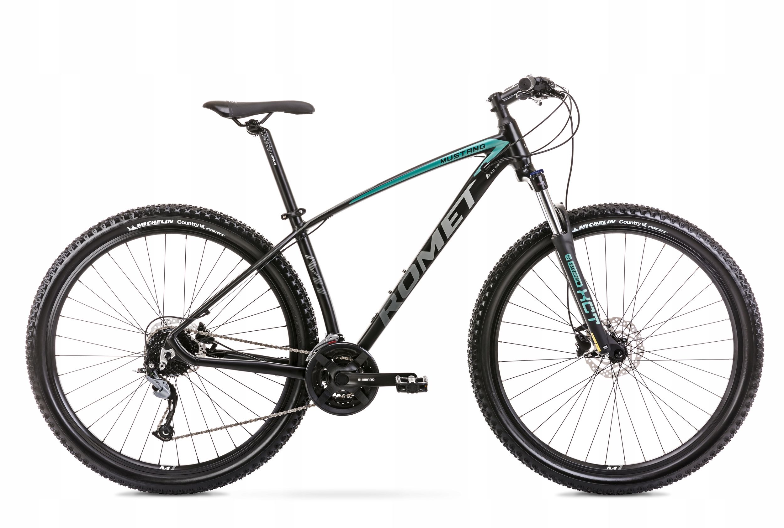 Dviratis mtb romet mustang m2 rėmas 21 colių kolo 29 " juodas