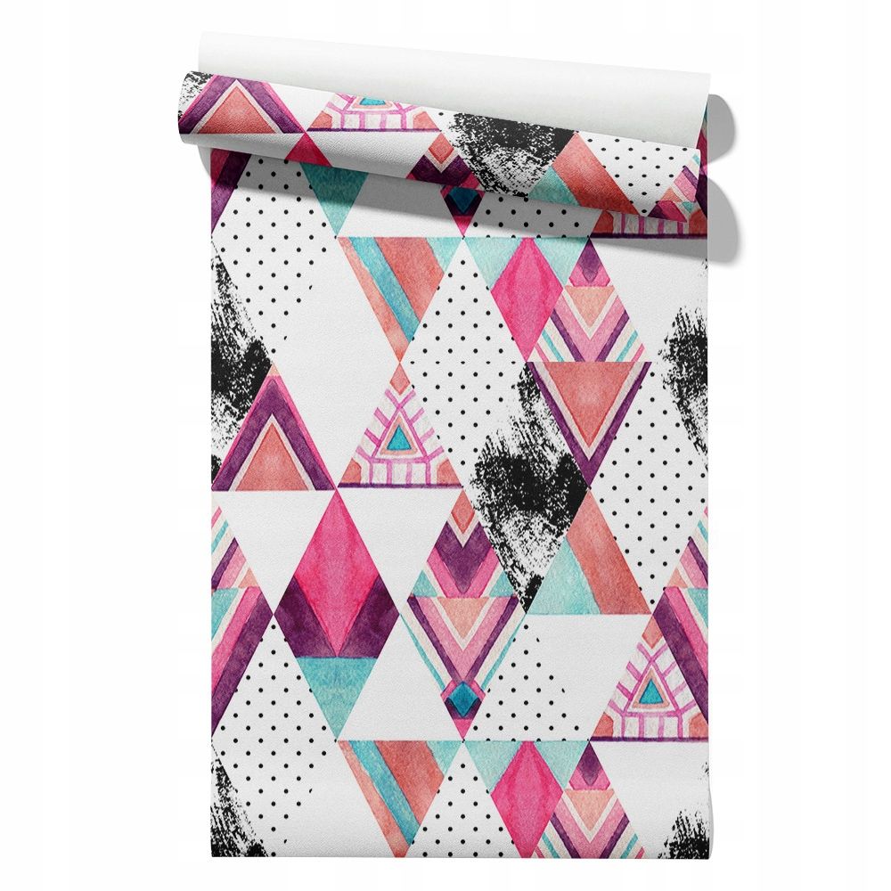  Wallpaper non-woven fabric pastel cherries wallpaper in a roll 50cm x 6,1mb