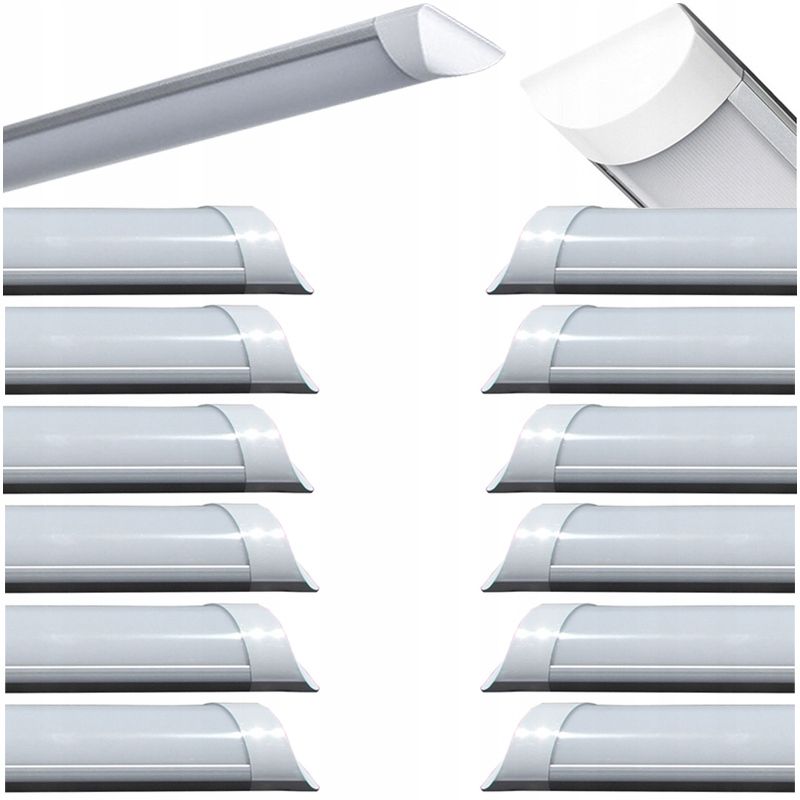  6x led lampa rāmis darbnīca hermētisks ūdensizturīgs rāmis tuba 120cm
