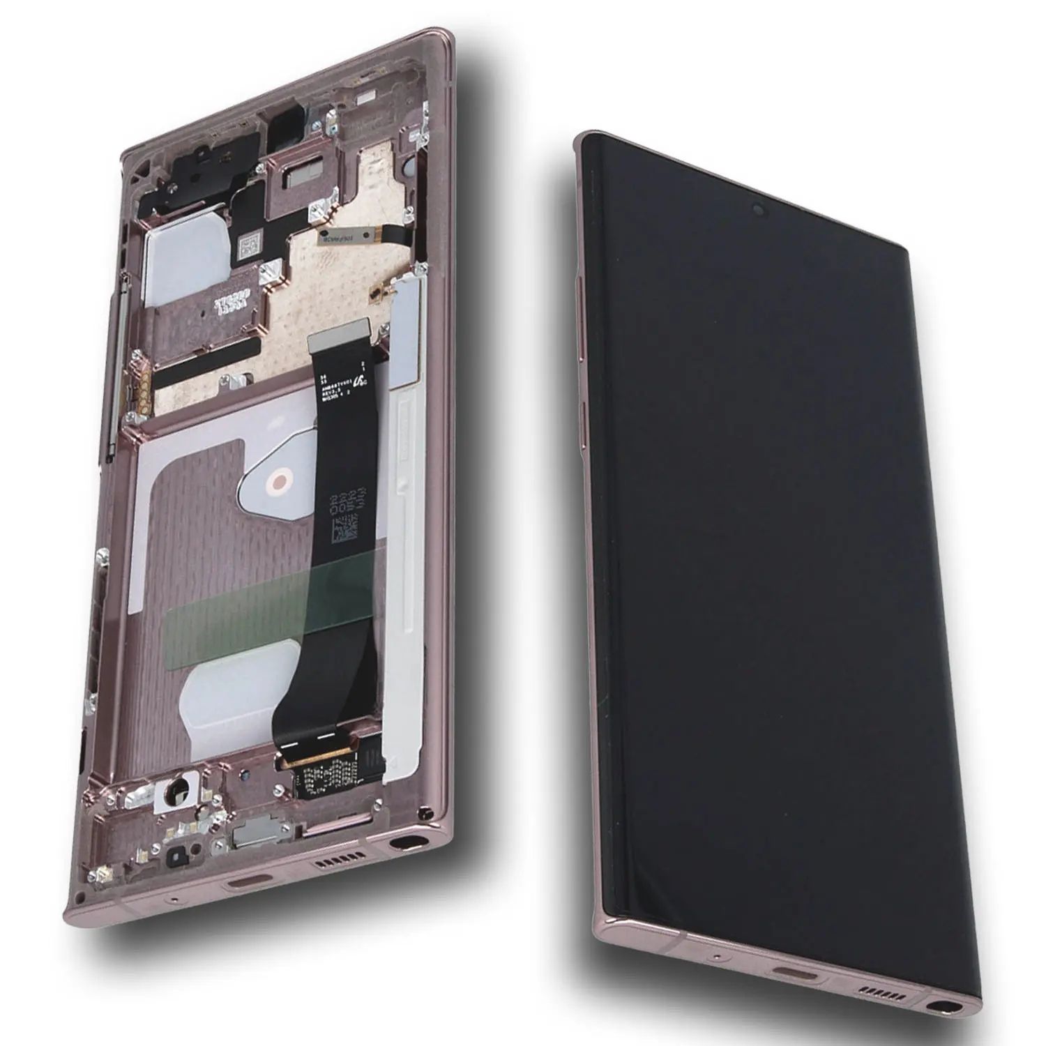 Lcd ekranas "samsung" galaxy note 20 itin |n985/986| baltas originalus