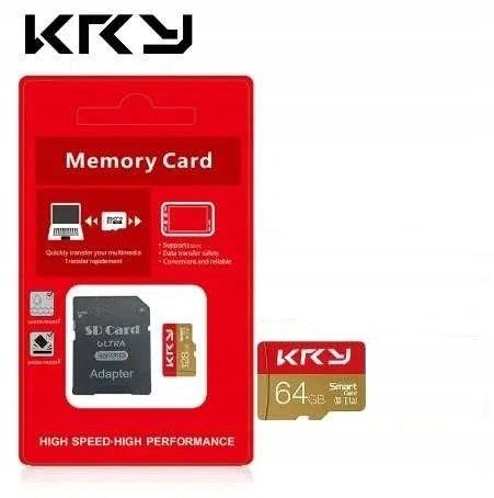  Kry atminties kortelė micro sd/tf u1 16gb mėlynas + adapteris