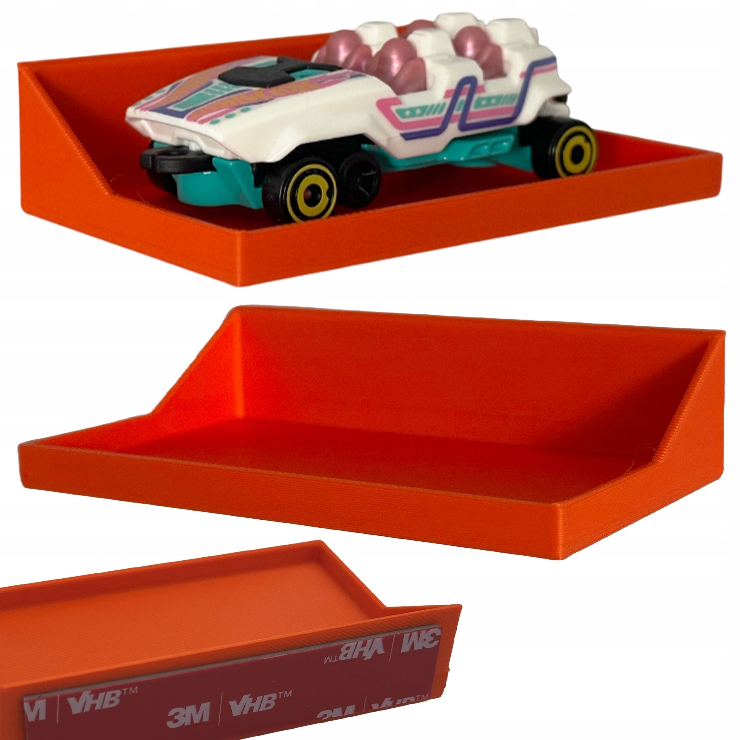  Držiak na stenu pozastavenie na auto autá na hot wheels nástenné