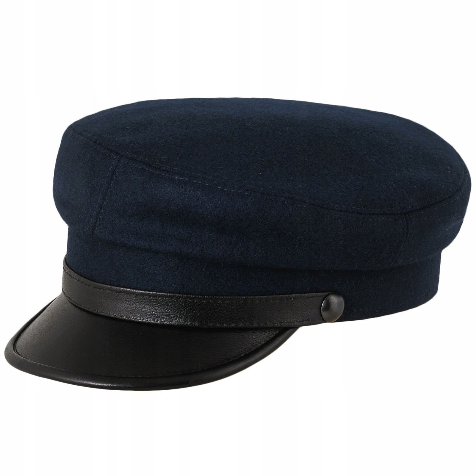  Teplý čepice maciejowka s výlevkou tmavě modrá 62cm