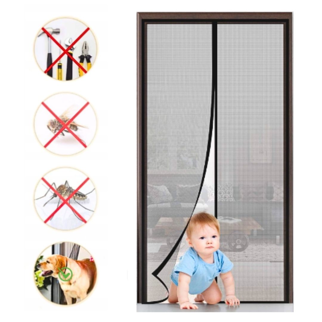  3x roller skates 120x120cm mosquito net grid for windows for the door protective - for cutting