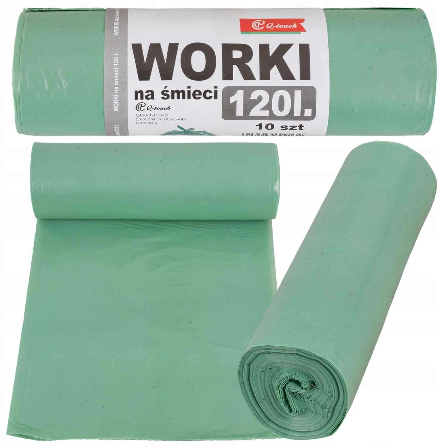  Vrecia na odpadky odpad ldpe trvanlivé trvanlivé 240l zelený 10 ks.