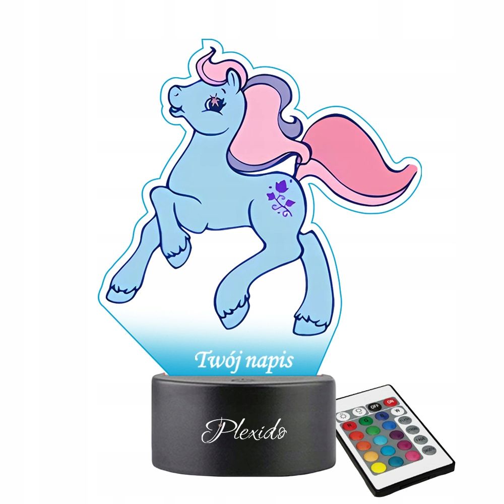  Öine valgus trükiga uv led muinasjutt lastele my little poni daamid