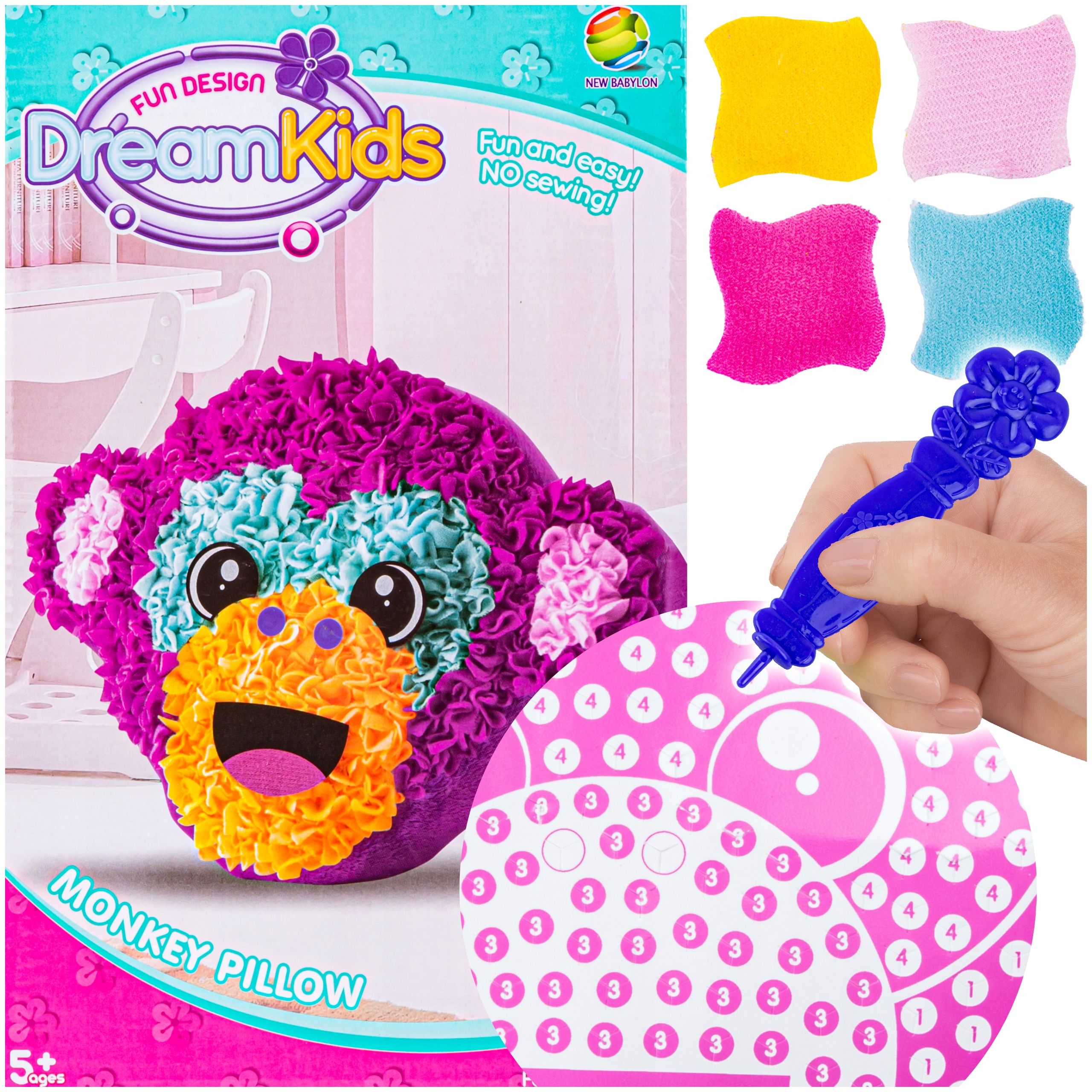  Kreativset für ein mädchen zum sticken kleines kissen für kinder