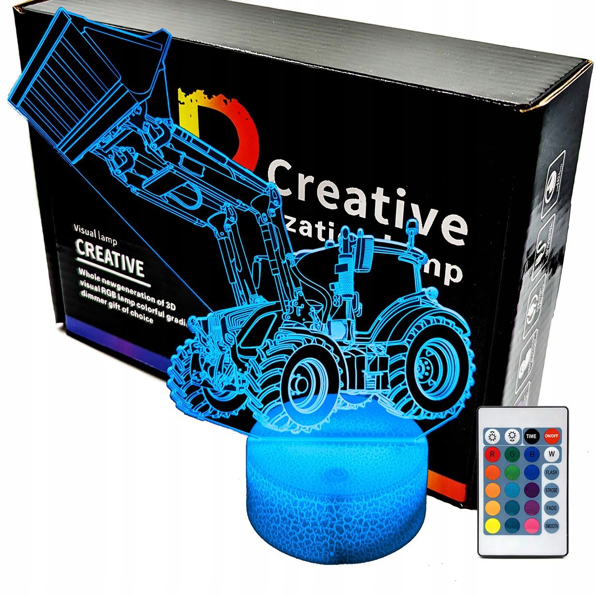  3d naktinė lemputė lempų daugiaspalvis