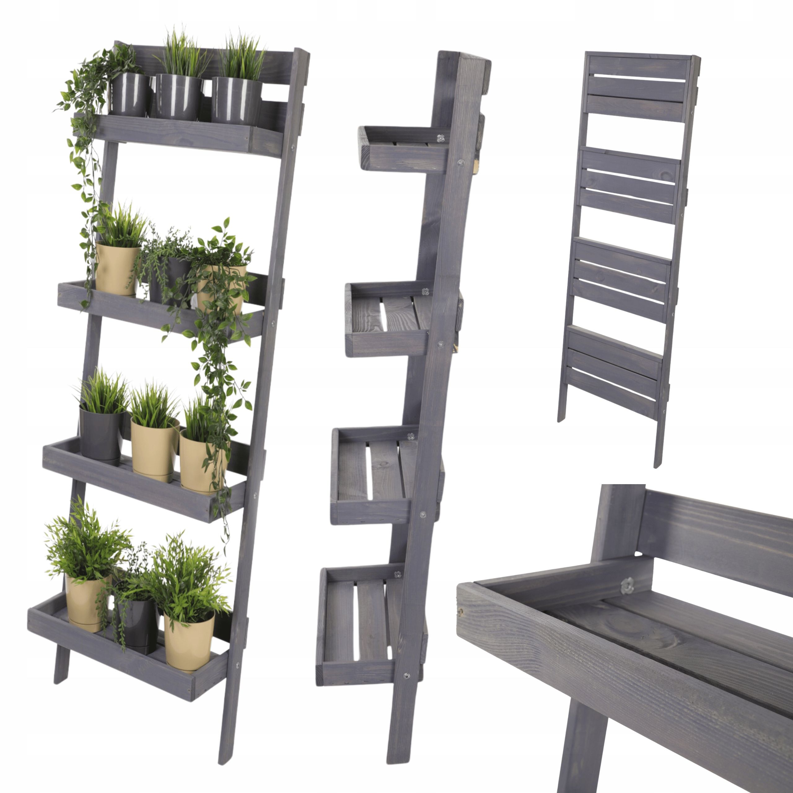  Flower stand opierany ø walls flower stand shelf for plants 145x77cm eco