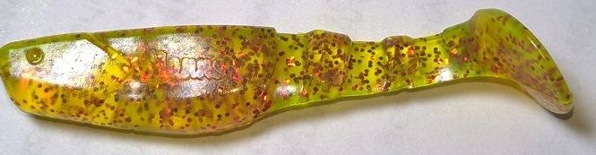  Manns predator 3,5cm geltonas su juodu grzbietem