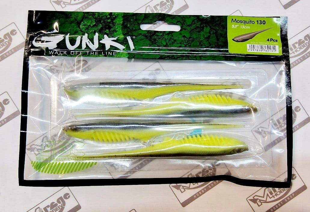  Norīt gunki kiddy 4"(10cm) - salt & pepper (op. 5 gab.) [52683]