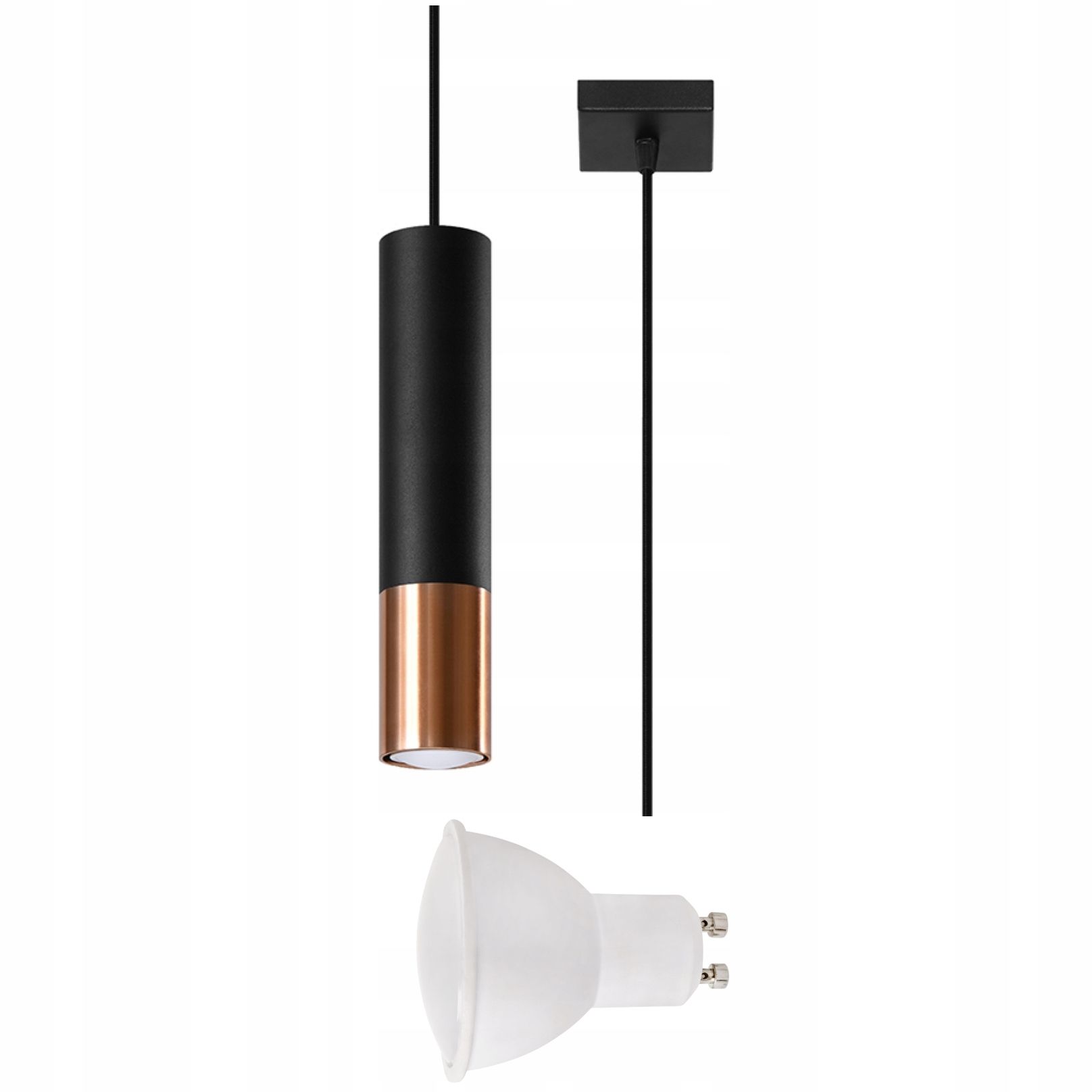  Piekarināma lampa salixa tubas melns varš uz riteņa zwis virs galda bēniņu stils x3