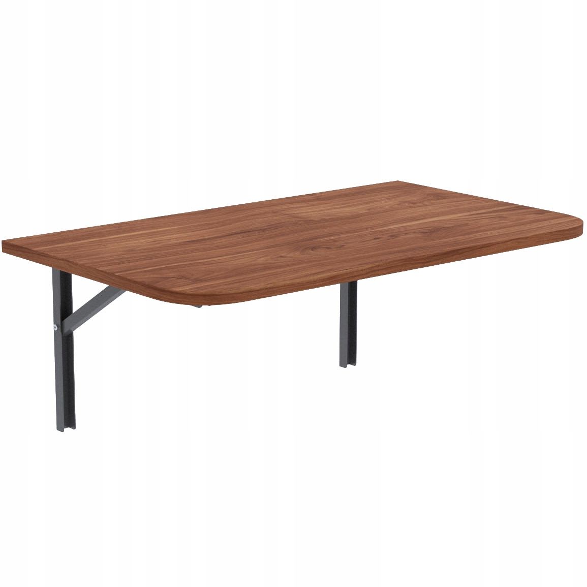  Skladací stôl tabuľky stolová doska rozložené 100x40 burgundia zaoblené