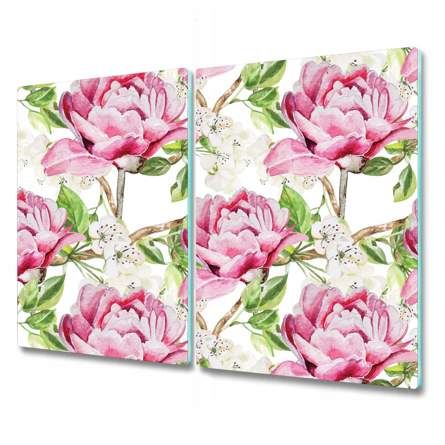  Glāze dēlis virtuvei rozā opuncijas 2x30x52 cm