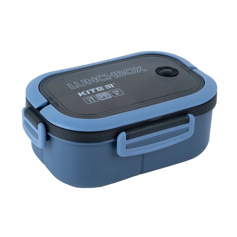  Obědový box s oddíly snídaňový box s příbory držák 1200ml kite