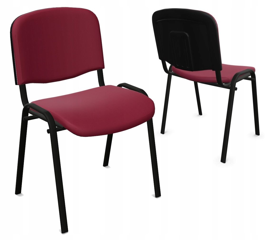  Konferencinė kėdė minkštas iso juodas ns