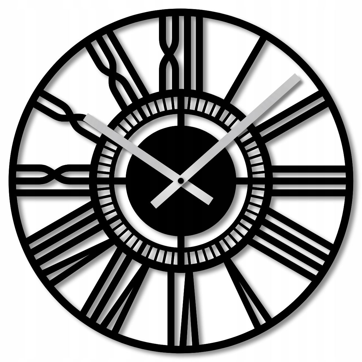  Wall clock 60 cm clock on the wall big clock openwork classic big numbers