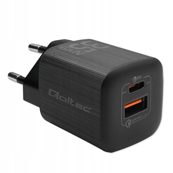  Extrem schnell netzladegerät qoltec 45 w gan pd qc 3.0 für smartphone