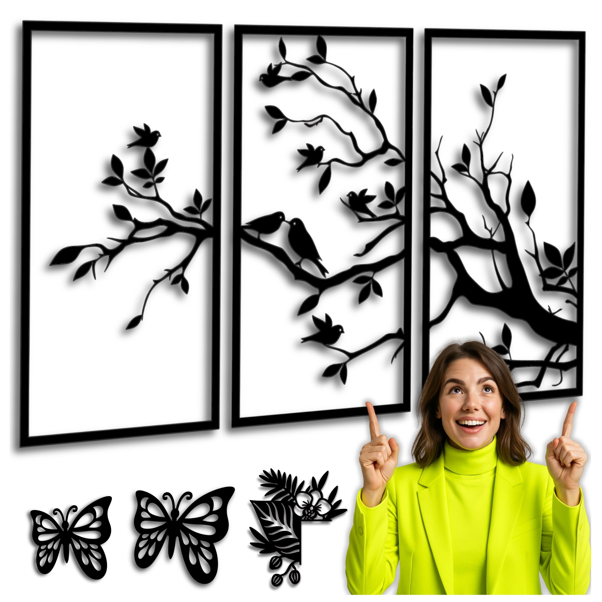  Openwork painting for the living room paintings on the wall wall decoration landscape gor