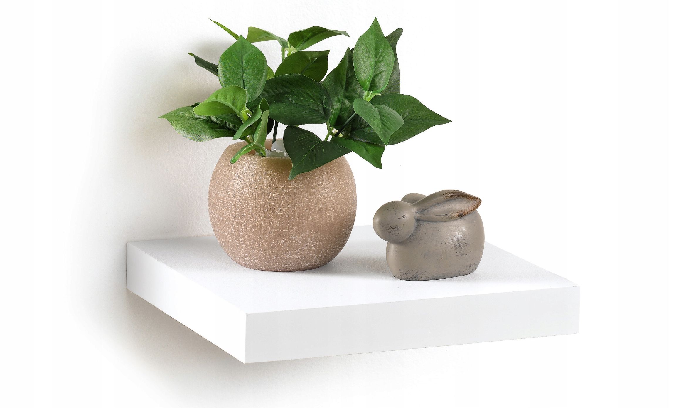  Set 3 pcs. hanging shelf shelf decorative white