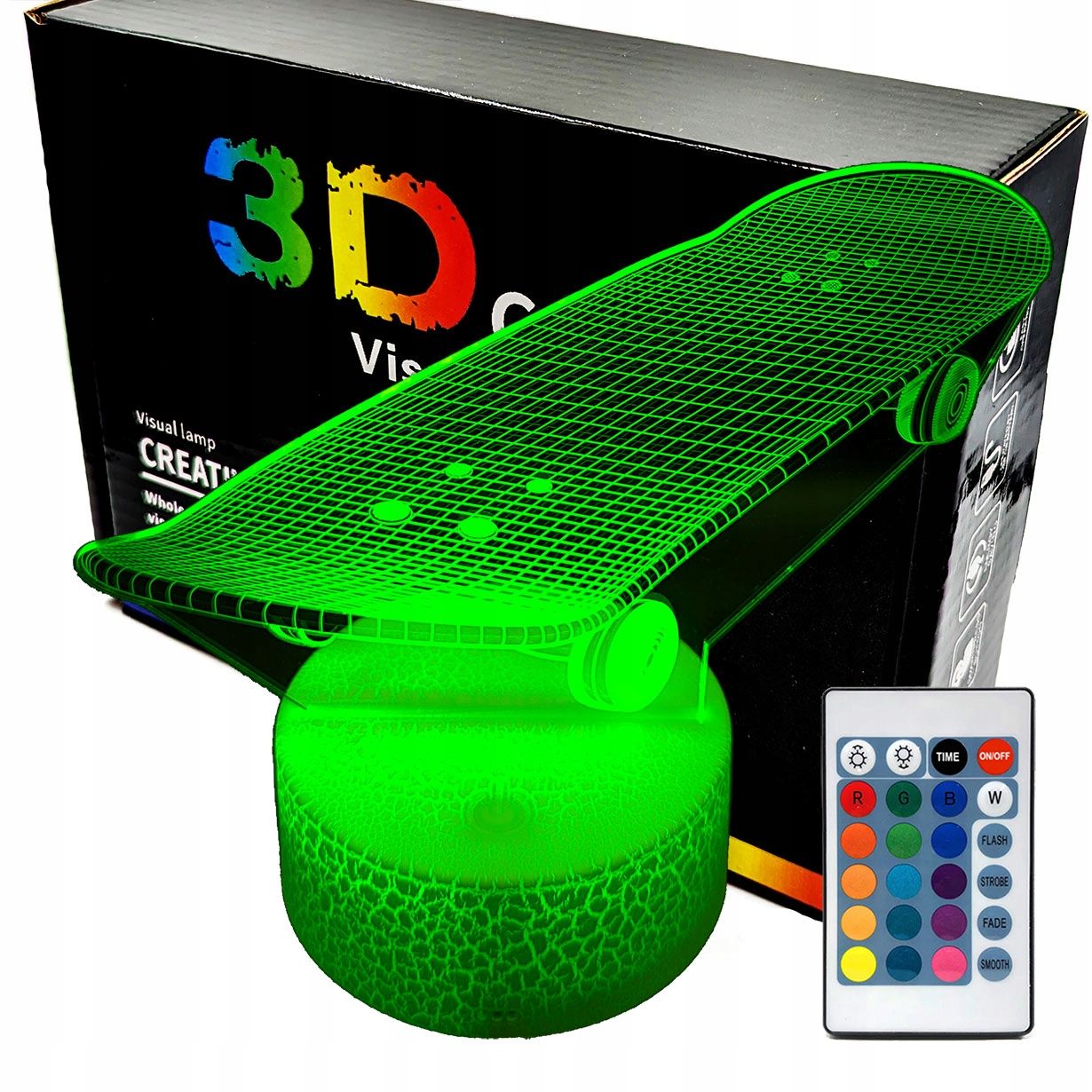  3d naktinė lemputė lempų daugiaspalvis