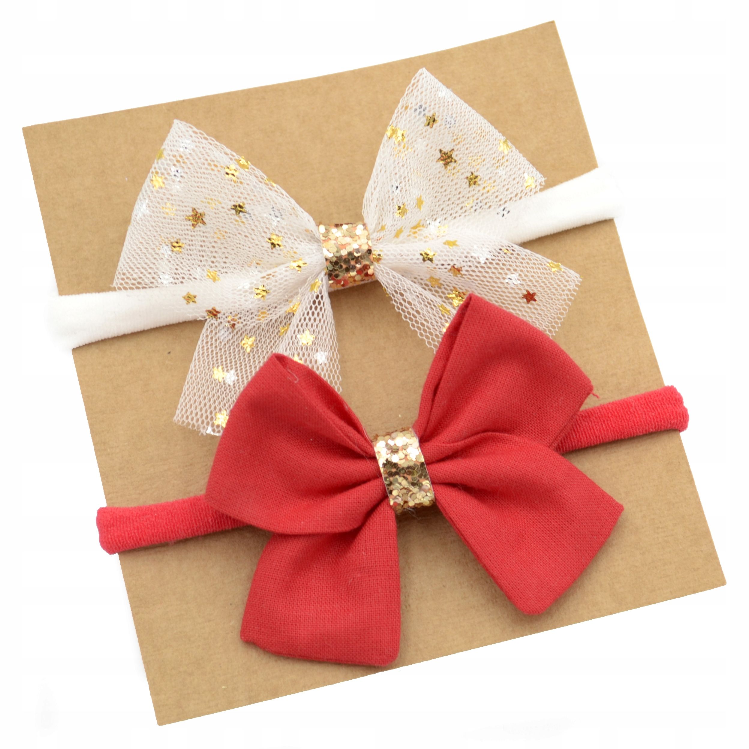  Stirnband für ein mädchen bantu rote farbe ren 2 pcs. weihnachtsset