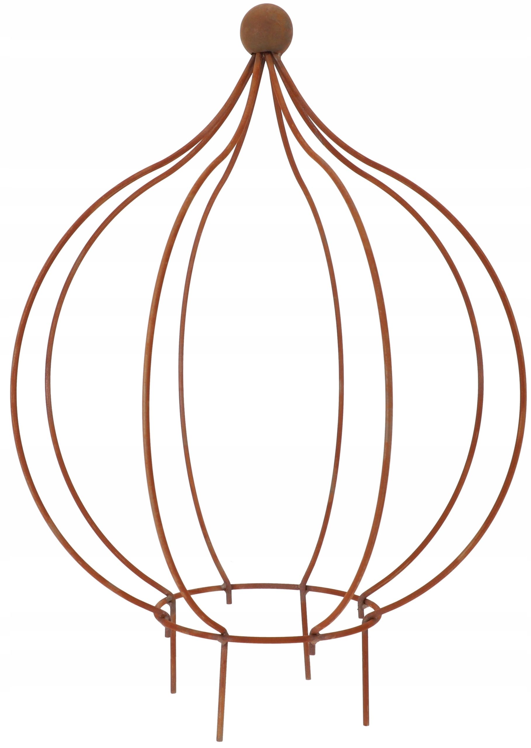  Decorative figurine onion garden for the garden metal decoration rust 49cm
