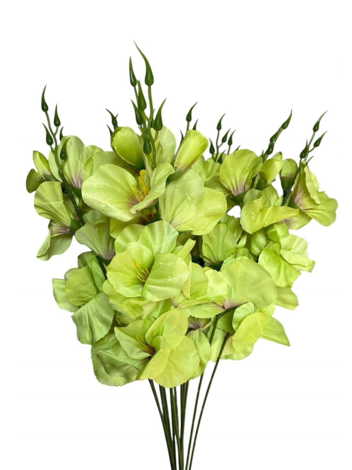  Mieczyk kytice umelé kvety 55cm 12 počítač. purpurový