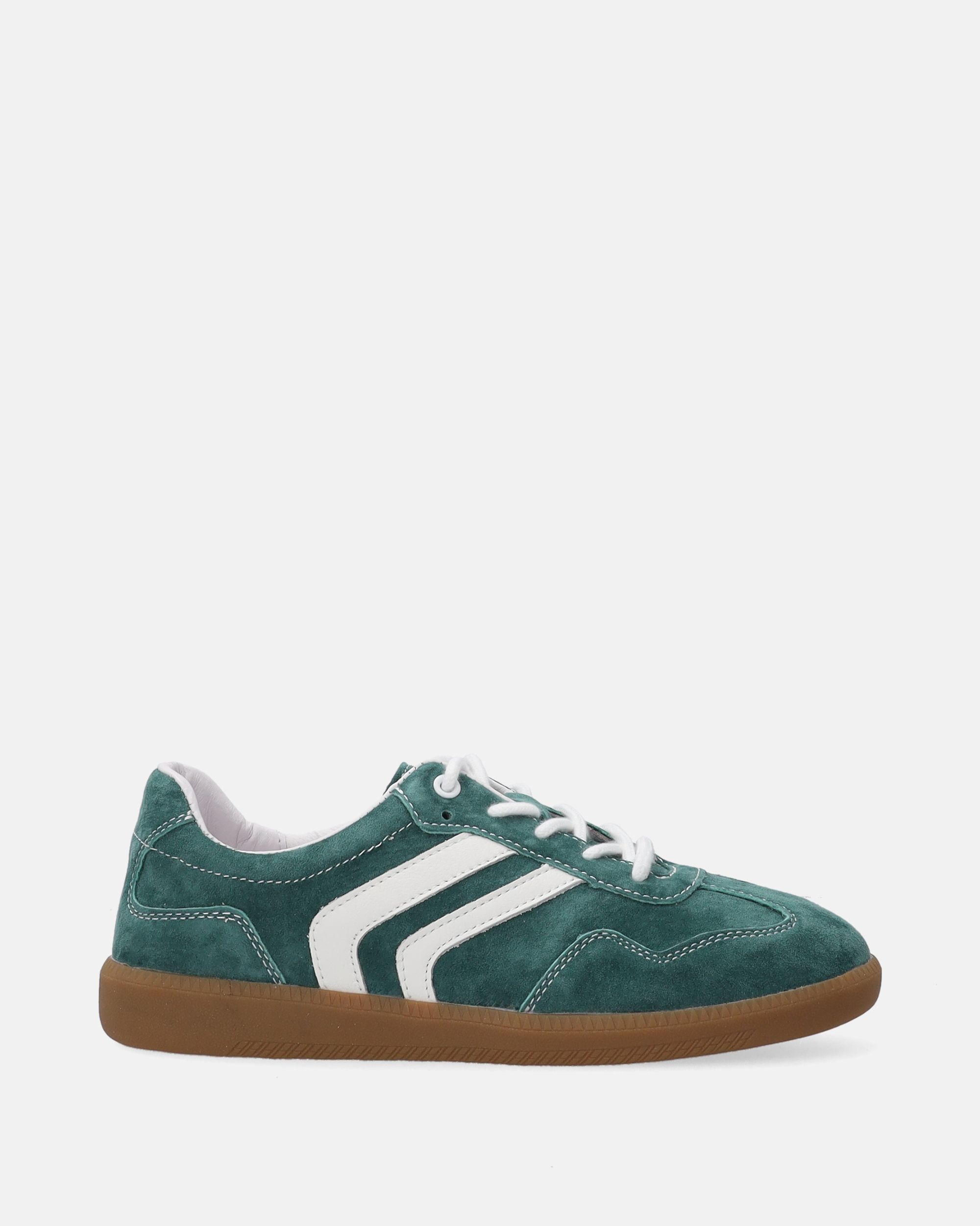  Venezia wildlederschuhe für damen retro turnschuhe w grün für farbe größe 41