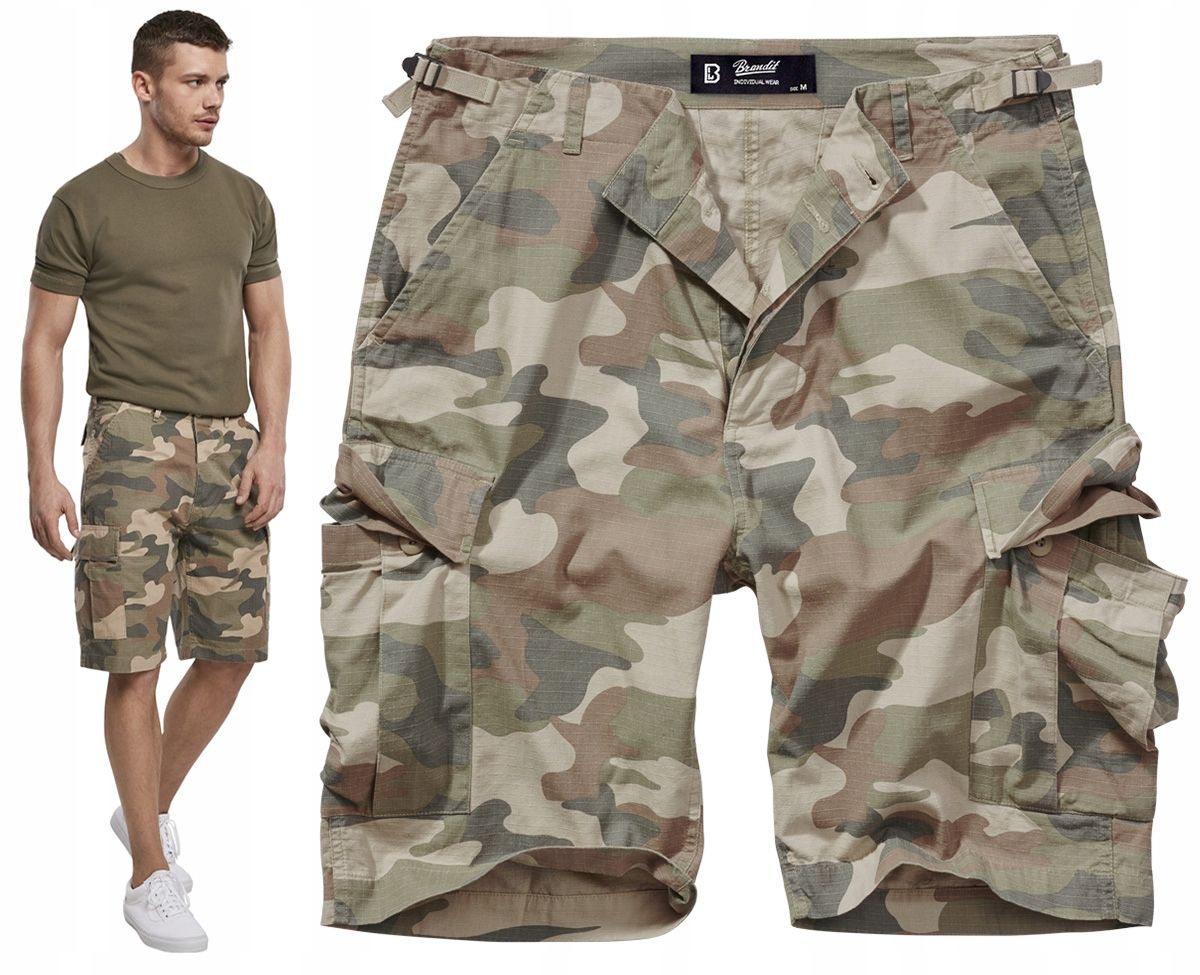  Kurze herrenshorts militär militär brandit bdu moro dark tarnung s