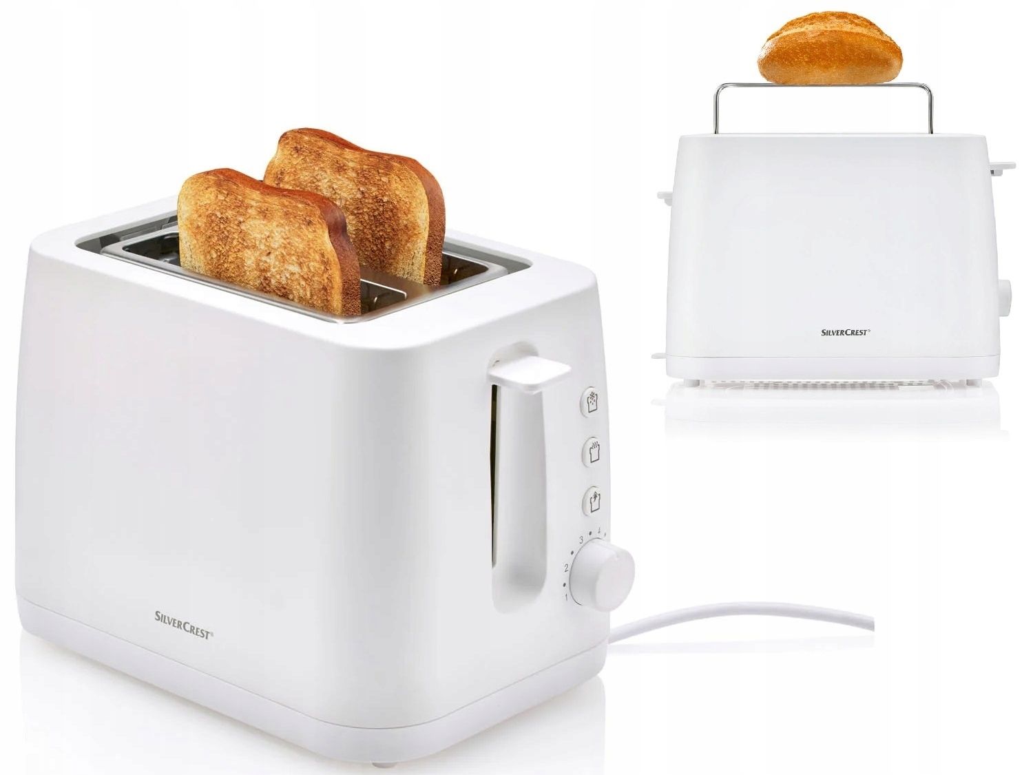  Toaster tandem schutz auf brötchen auftauen opiekanie 870w