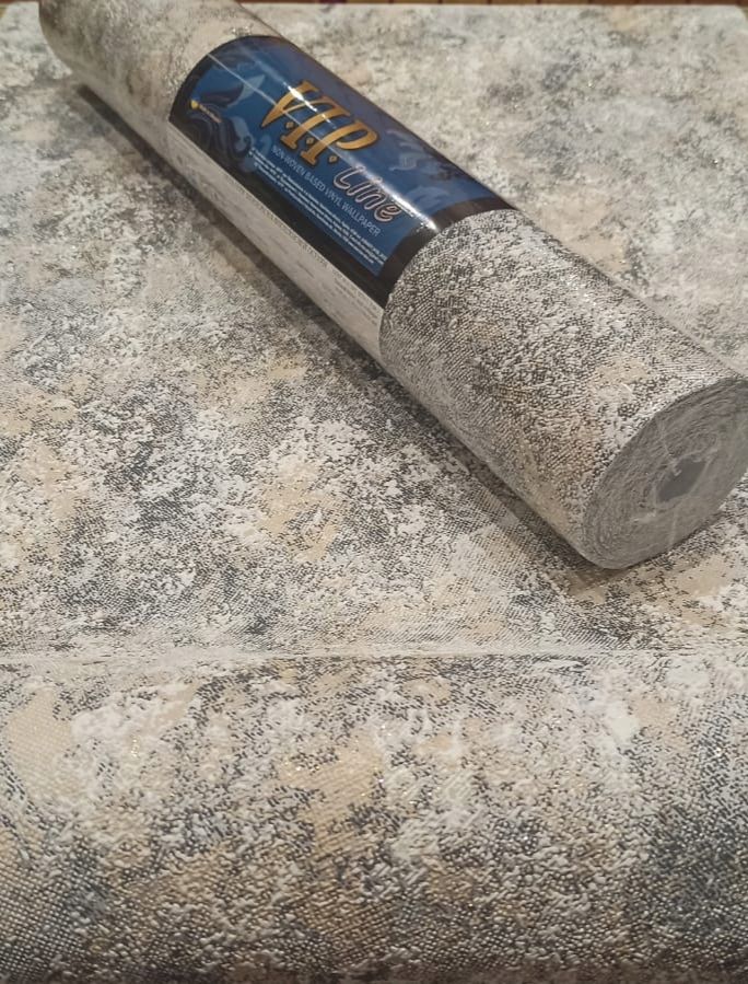  Tapetai lapai blizgučiai pilka 2097-10