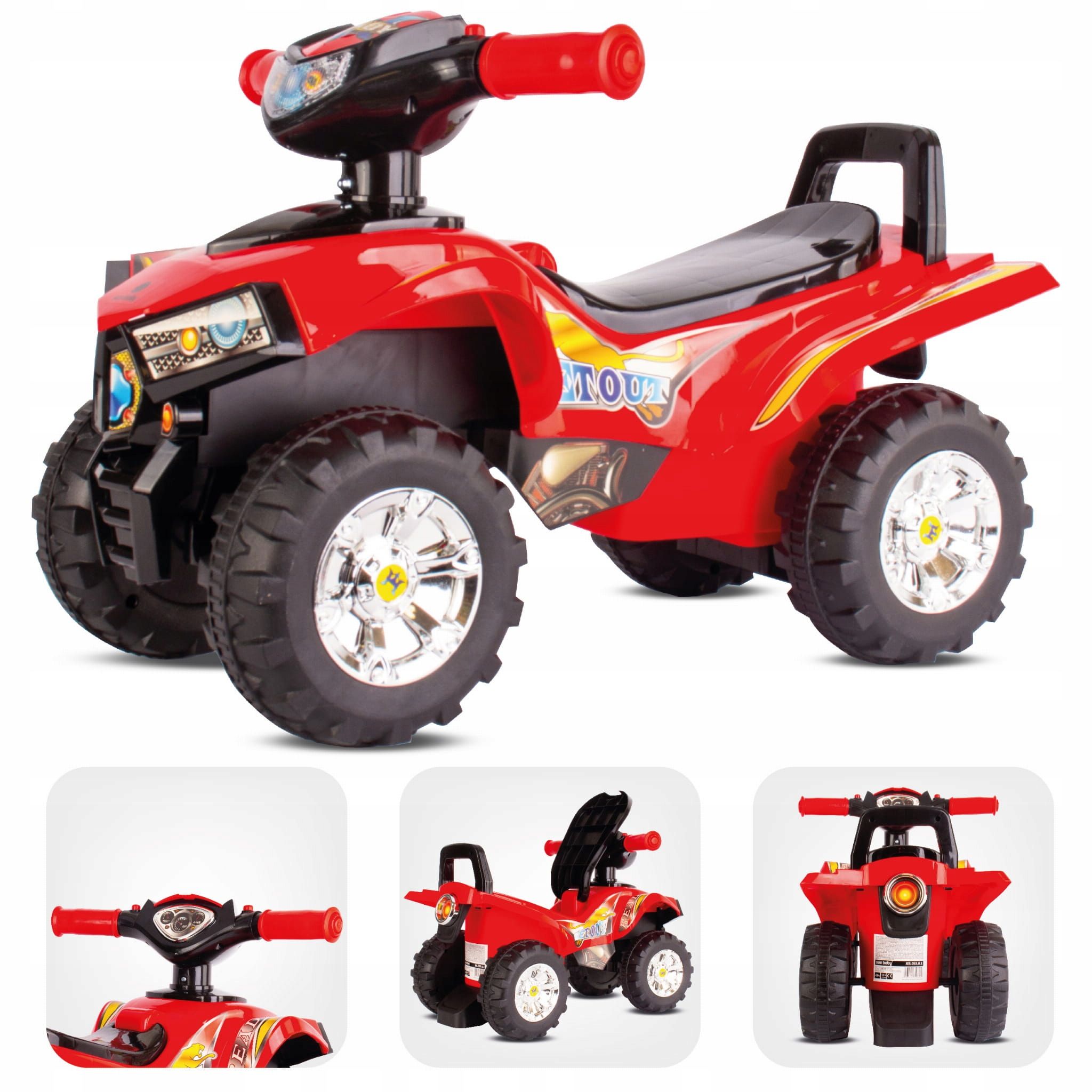  Kick scooter with push handle walker for children mercedes benz g pusher storage box sound