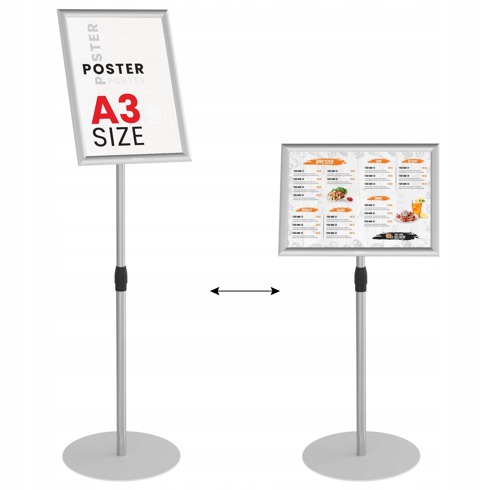  Rėmelis plakatui a1 owz sidabras rėmas užrakto